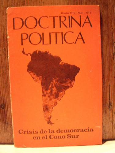 Revista Doctrina Politica 2 Oct 1976 Politica Zona Caballito