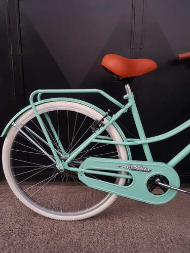 Imagen 7 de 10 de Bicicleta Con Porta Paseo Rodado 26 Dama Mujer Retro