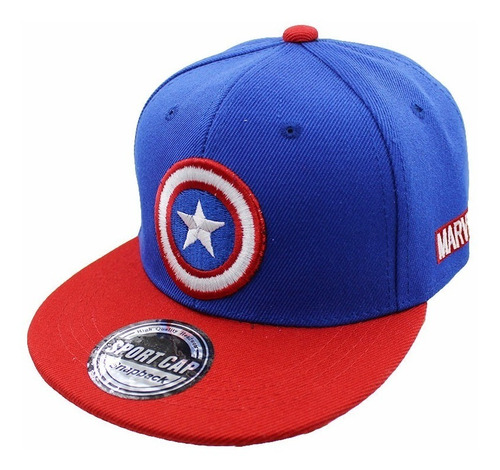 Snapback Jockey Gorros Niño Capitan America Envío Gratis!!