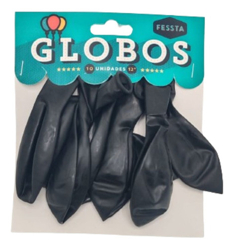 Globo X10 Und Negro Perlado 