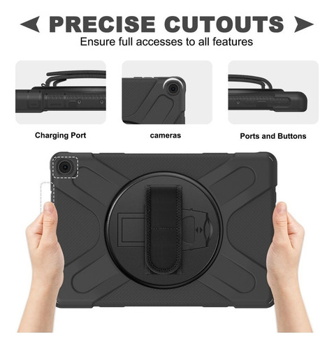 Funda Para Tablet Amazon Fire Hd 10 2021 Kftrwi 10.1 Negro