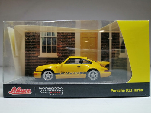 Amarillo Porsche 911 Turbo Escala 1 64 Schuco