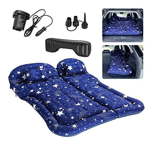 Yeplins Suv Air Mattress Camping Bed Cushion Pillow, 34cpp