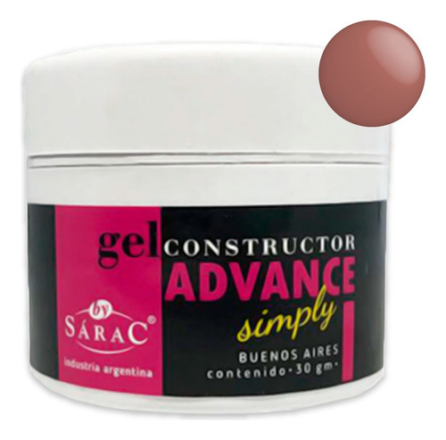 Gel De Construcción Uñas Esculpidas By Sarac Advanced 30gr