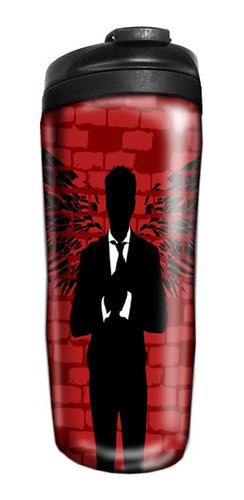 Imagem 2 de 4 de Kit Lúcifer Hot As Hell Serie Copo Térmico E Caderneta