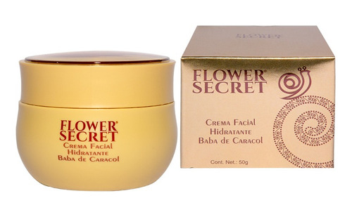 Crema Facial Hidratante Baba De Caracol 50g Flower Secret