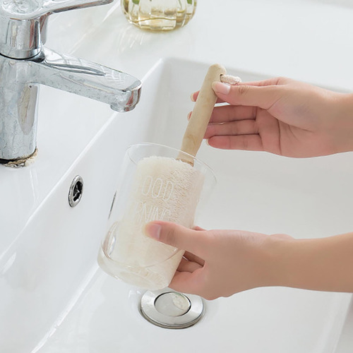 Cepillo De Limpieza Para Tazas De Calabaza En T Towel Con Ma