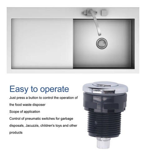 Interruptor De Aire Cabezal De Acero Inoxidable 125-250v