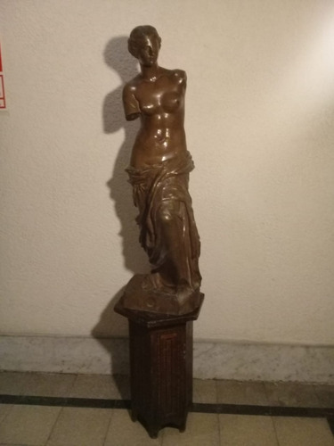 Estatua Venus De Milo En Bronce 87 Cm. Siglo 19. Firmada (Usado)