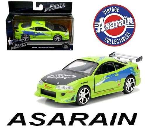 Brians Mitsubishi Eclipse Velozes Furiosos Fast Furious 1/32