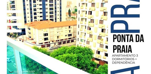 Imagem 1 de 30 de Apartamento Para Venda Na Ponta Da Praia - 3 Dormitórios + Dependência - Pp309 - 33922315