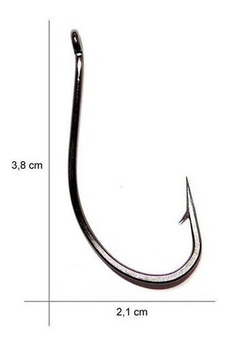 Anzol Marine Sports Super Maruseigo Black N. 24 Com 15 Un