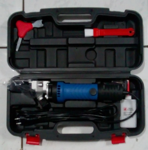 Maquina Tosquiadeira Carneiros/ovinos 350w+brinde Cor Preta/azul 220v