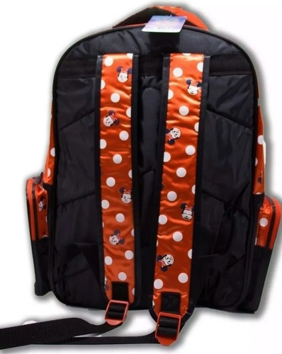 Mochila Minnie Mouse - Espalda Wabro 17 Emoji Art 84116 Color Rojo