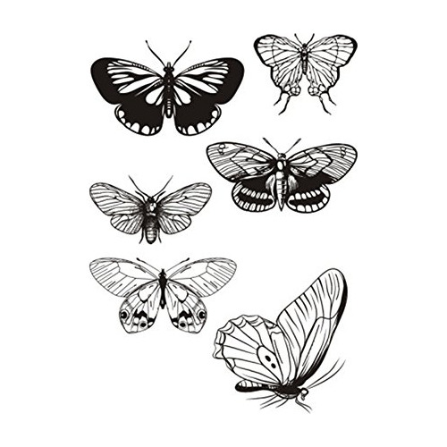 Sellos Transparentes De Mariposas Hermosas Scrapbooking...