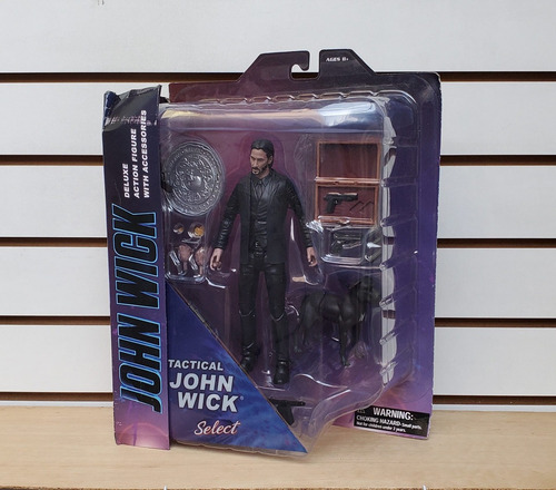 John Wick Traje Negro Diamond Select - John Wick Capitulo 2