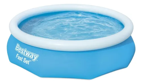 comprar Pileta Inflable Redonda 2,44 Mts Bestway Fast Set 1880 L