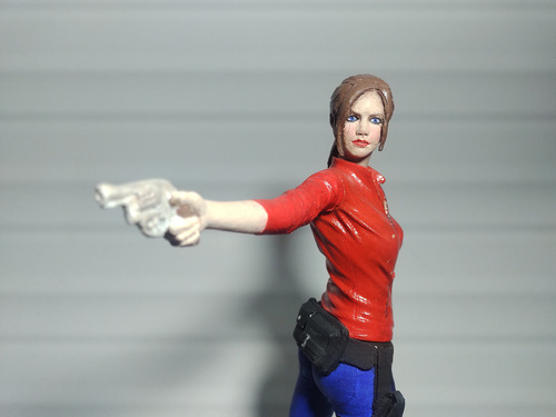 Action Figure Claire Redfield Resident Evil 2 Decoração