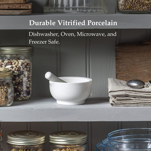 Wm Bartleet & Sons 1750 Mortero De Porcelana Tradicional Y M