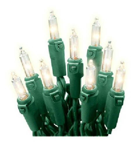 Set 150 Luces Mini Led Para Navidad Cable Verde Color
