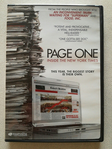 Page One: Inside The Nyt - Documental Periodismo Dvd Import