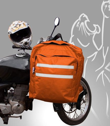Imagem 4 de 7 de Bolsa Mochila Bag Delivery Motoboy 33 Litros Térmica Nylon