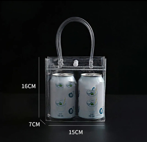 Bolsa De Regalo Transparente Con Asa Para Recuerdos, 20 Pzs