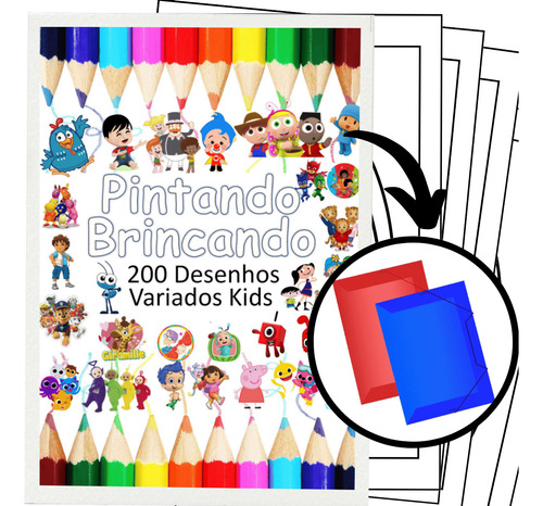 200 Dibujos Para Pintar Y Colorear Temas Surtidos Por 200 Di