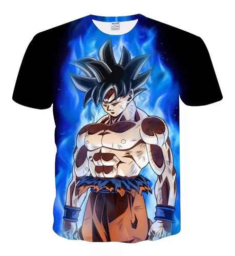 Camiseta Desenho AnimeDragon Ball Super Goku Instinto Superior