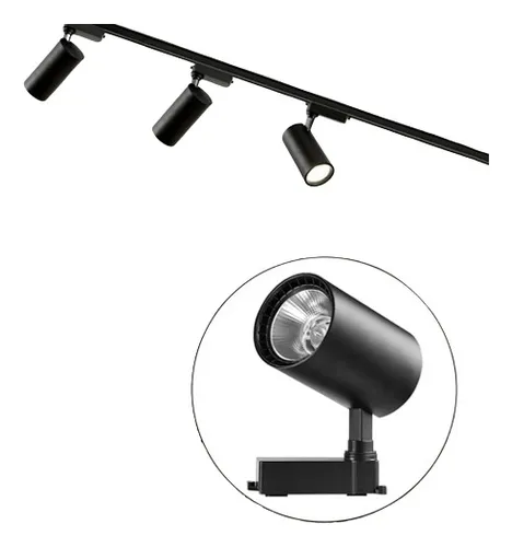 comprar Lamparas De Techo Riel Carril Para Tienda Negocio Hogar 30w