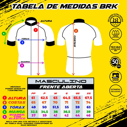 Imagem 3 de 3 de Camiseta Ciclismo Brk Iron Maiden Com Fpu 50+