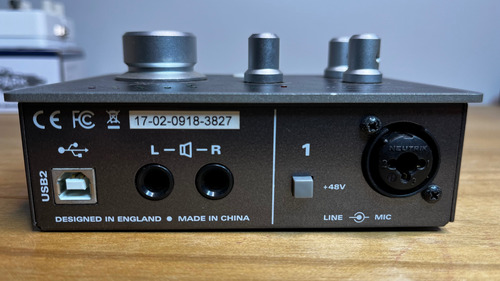 Audient Id4 Interface De Áudio Usb Hi End 2x2 Cinza-escuro