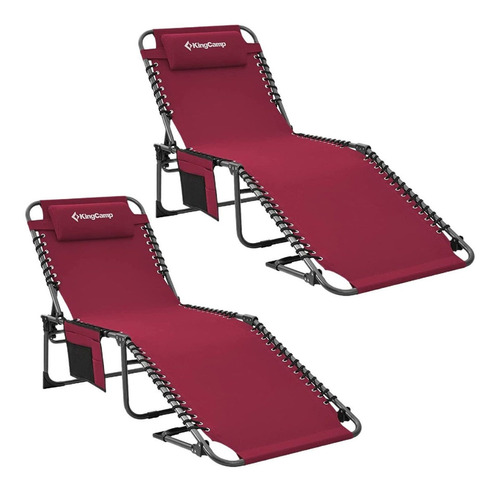 Reposera Plegable Para Playa Camping Piscina - Pack 2u. - E