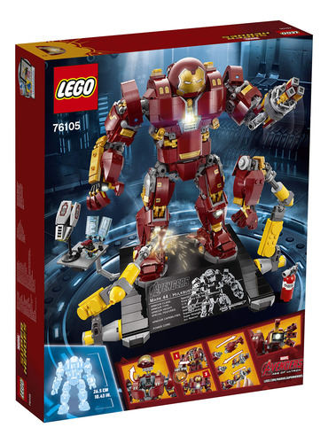 Kit De Construcción Lego Marvel Super Heroes Avengers Hulkbu