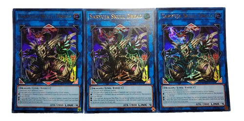 Yugioh - 3x Saryuja Skull Dread Ultra Em Inglês