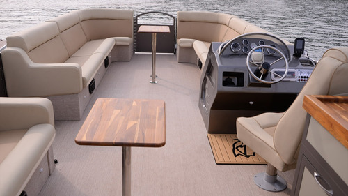 Lancha Pontoon F Boat 9500 Duplo Deck, Com Motor Mercury 300