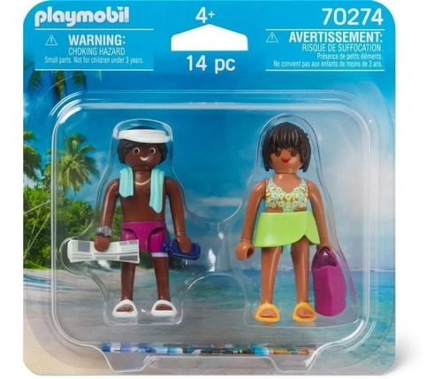 Playmobil Duo Pack Figura Pareja De Vacaciones 70274 Edu