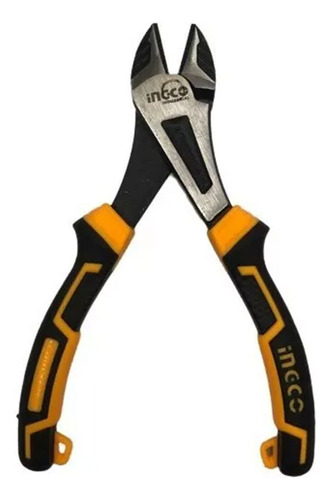 Pinza Alicate Corte Diagonal Ingco 200mm 8 H Y T Color Negro