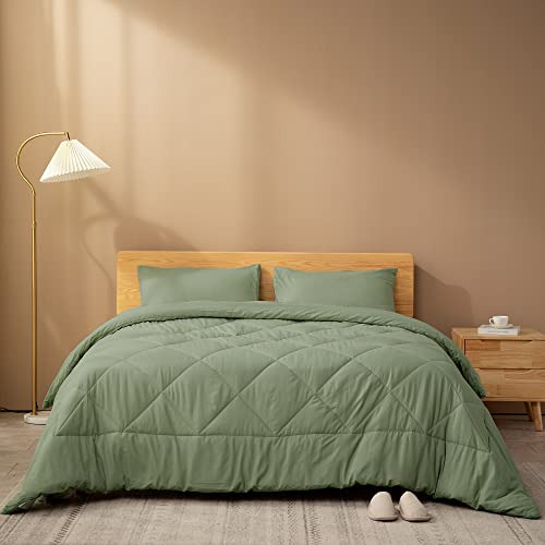 Comforter Set Queen Size, Ultra Soft Microfiber, 3 Piec...
