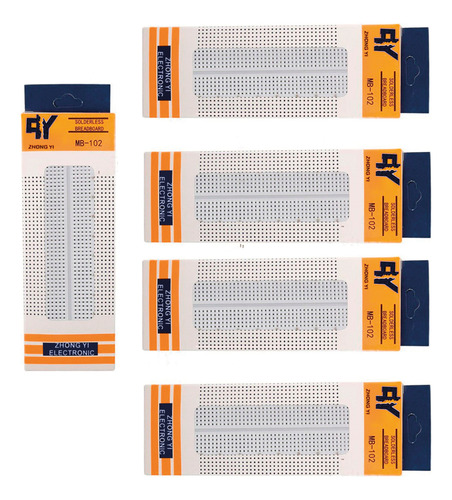 5 Piezas Protoboard 830 Puntos, Proto Arduino