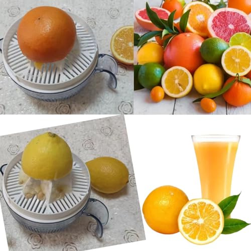 Exprimidor Manual De Plástico De Naranjas, Pomelos Y Limones