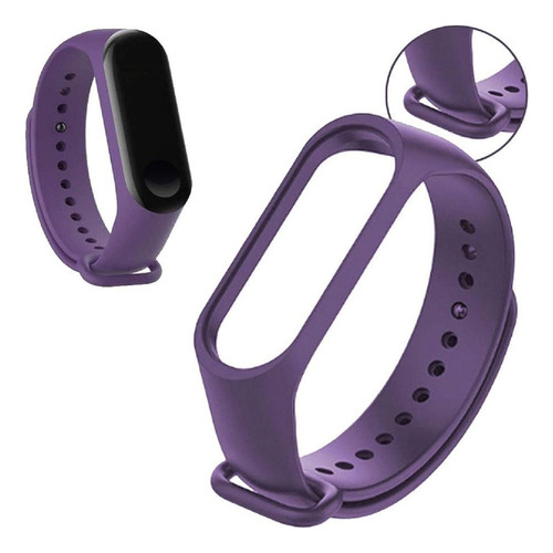 Pulsera de repuesto para reloj inteligente Xiaomi Mi Band Amazfit, color morado