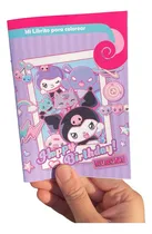 Comprar Kuromi Mini Libros Para Colorear Cumpleaños 12 Unidades 