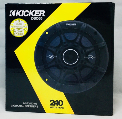 Bocina Coaxial 6-1/2 Pulgadas Kicker Dsc65 240 Watts Máx