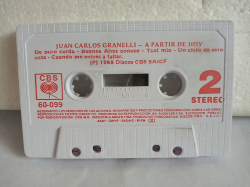 A Partir De Hoy. Juan Carlos Granelli. (Usado)