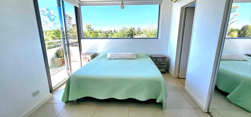 Alquiler Amoblado Y Equipado Condominio Civis Pilar Terraza Parrilla Cochera Cubierta Pileta Gym