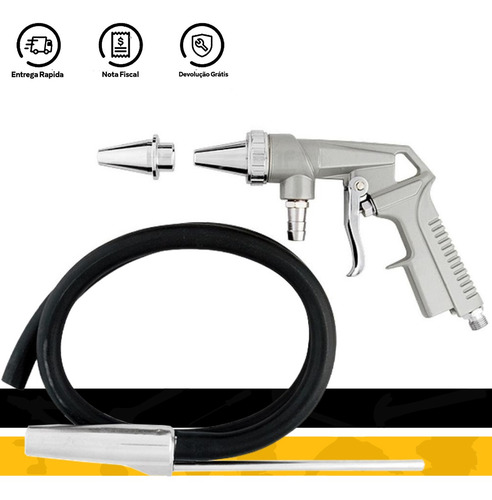 Pistola Para Jateamento Jato De Areia Sucção 5732855 Stels
