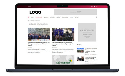 Portal De Notícias Fácil Utilização