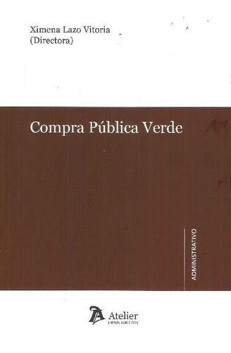 Libro Compra Pública Verde De