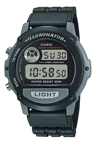 Reloj Hombre Casio W-87h Cronometro Illuminator Alarma